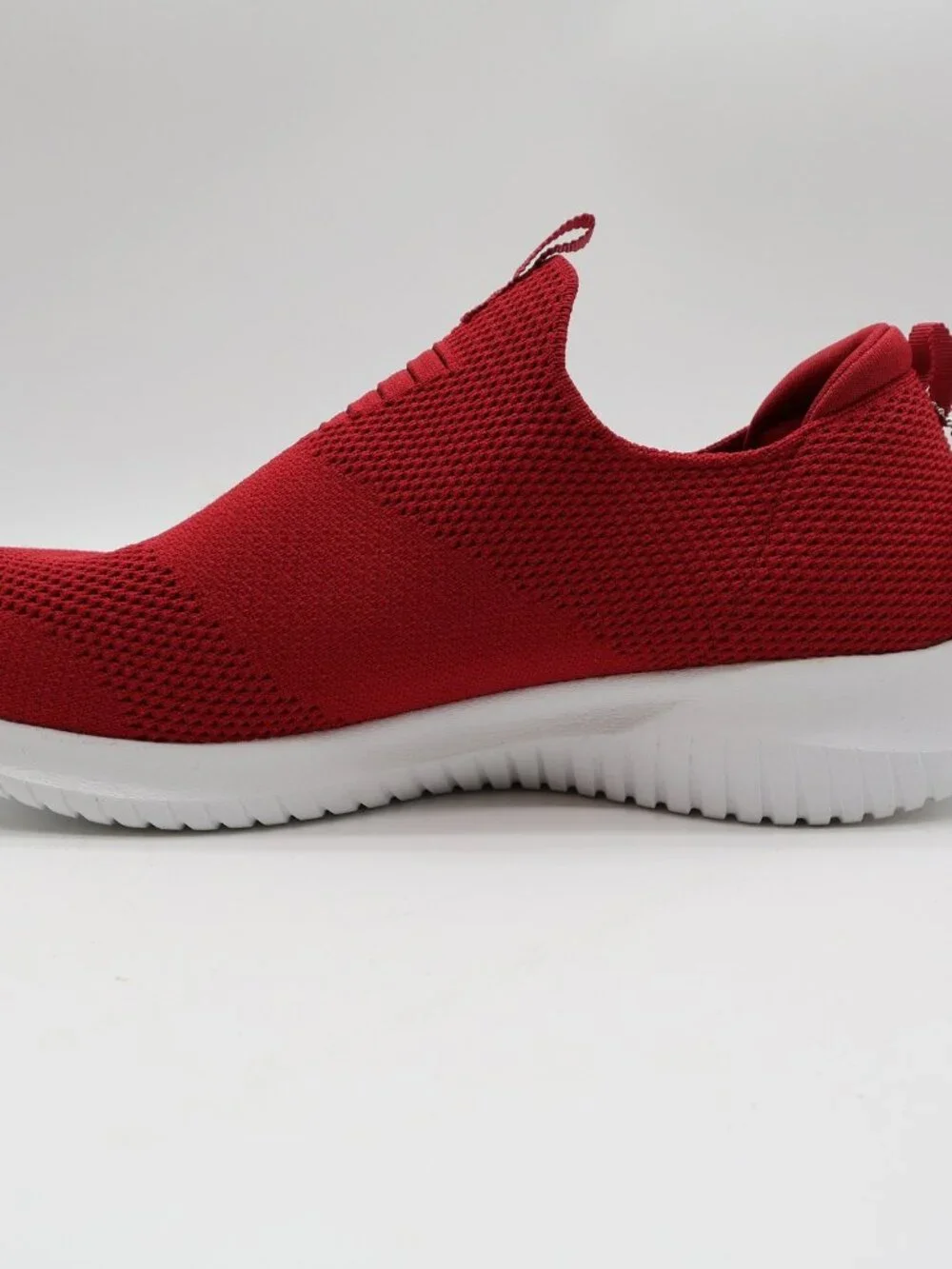 Skechers Ultra Flex First Take Women's Red Slip-On Sneakers Size 9